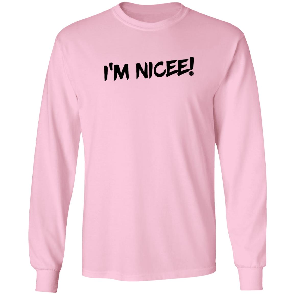 Maxisnicee Merch I'm Nicee Shirt White Maxisnicee Merch I'm Nicee Shirt White