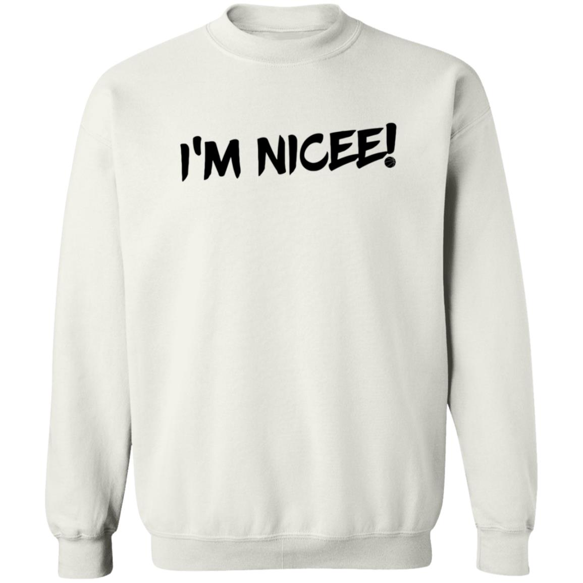 Maxisnicee Merch I'm Nicee Shirt White Maxisnicee Merch I'm Nicee Shirt White