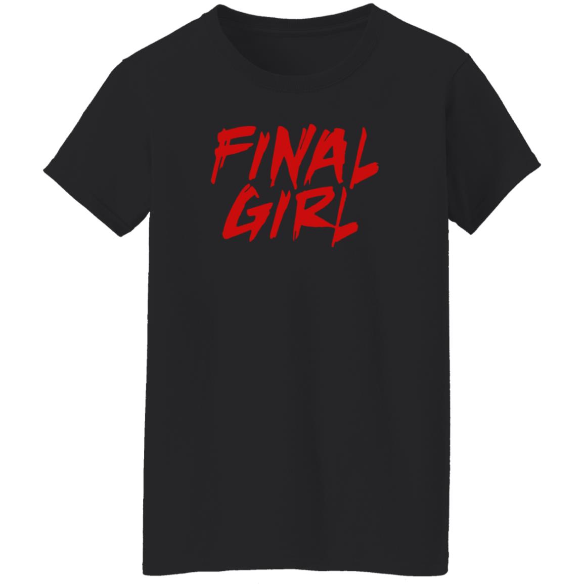 Dead Meat Merch Final Girl T Shirt Dead Meat Merch Final Girl T Shirt