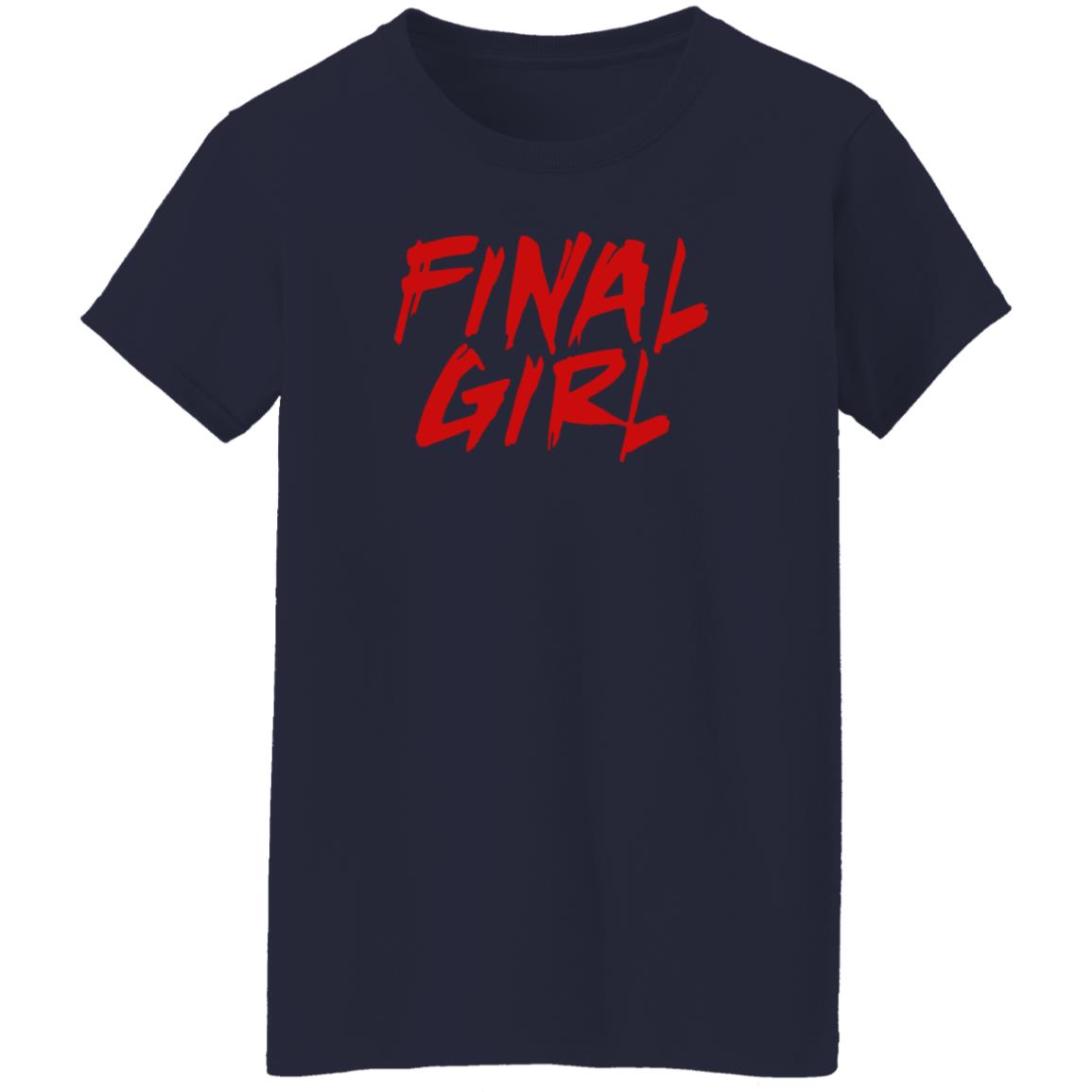 Dead Meat Merch Final Girl T Shirt Dead Meat Merch Final Girl T Shirt