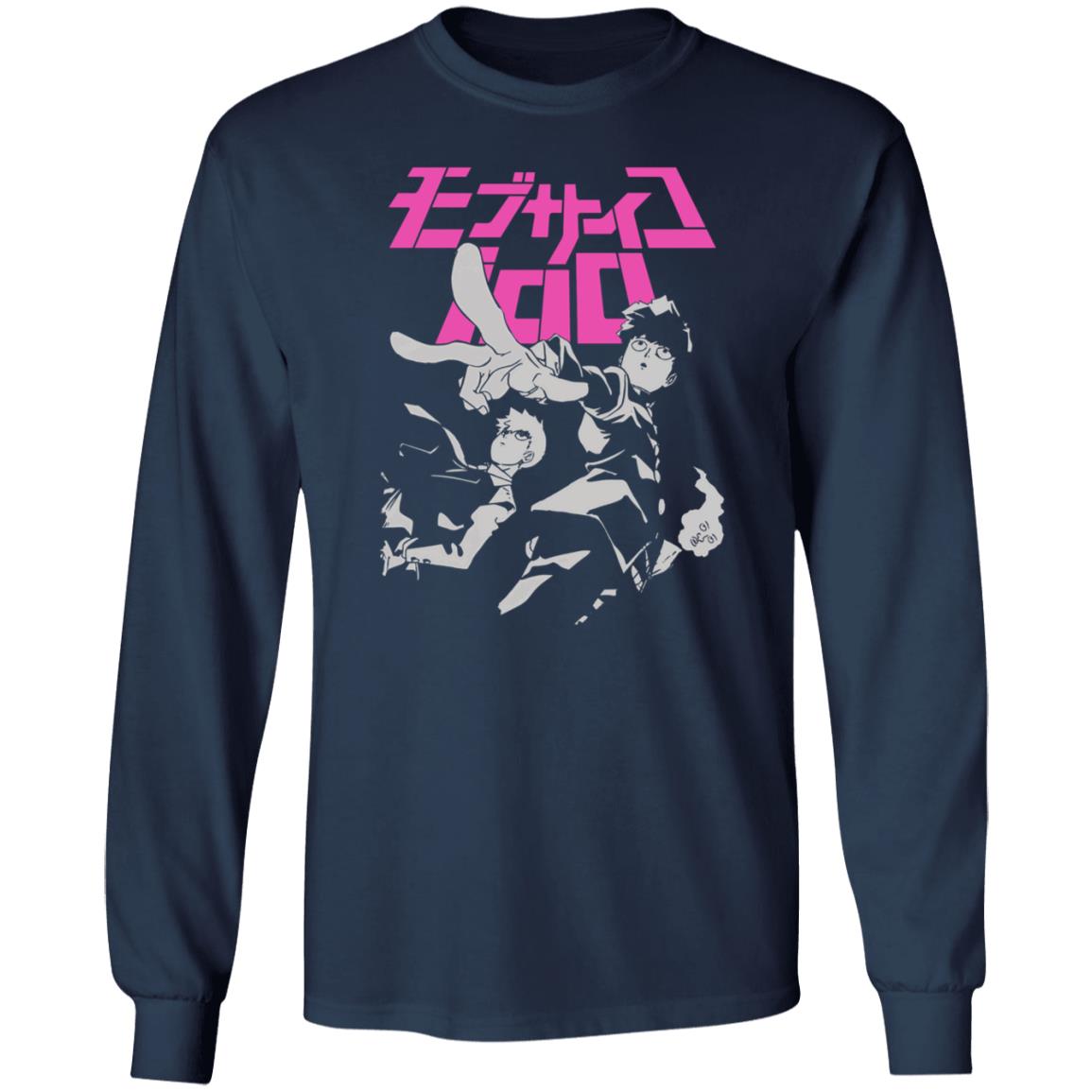 Mob Psycho 100 Merch Mob Psycho 100 Black Tee Shirt Mob Psycho 100 Merch Mob Psycho 100 Black Tee Shirt